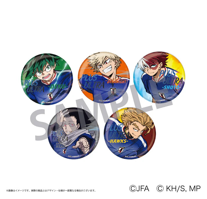 『我的英雄學院』 足球日本代表 ver. - LARGE ROUND BUTTON BADGE (全5款 / 隨機1款入)