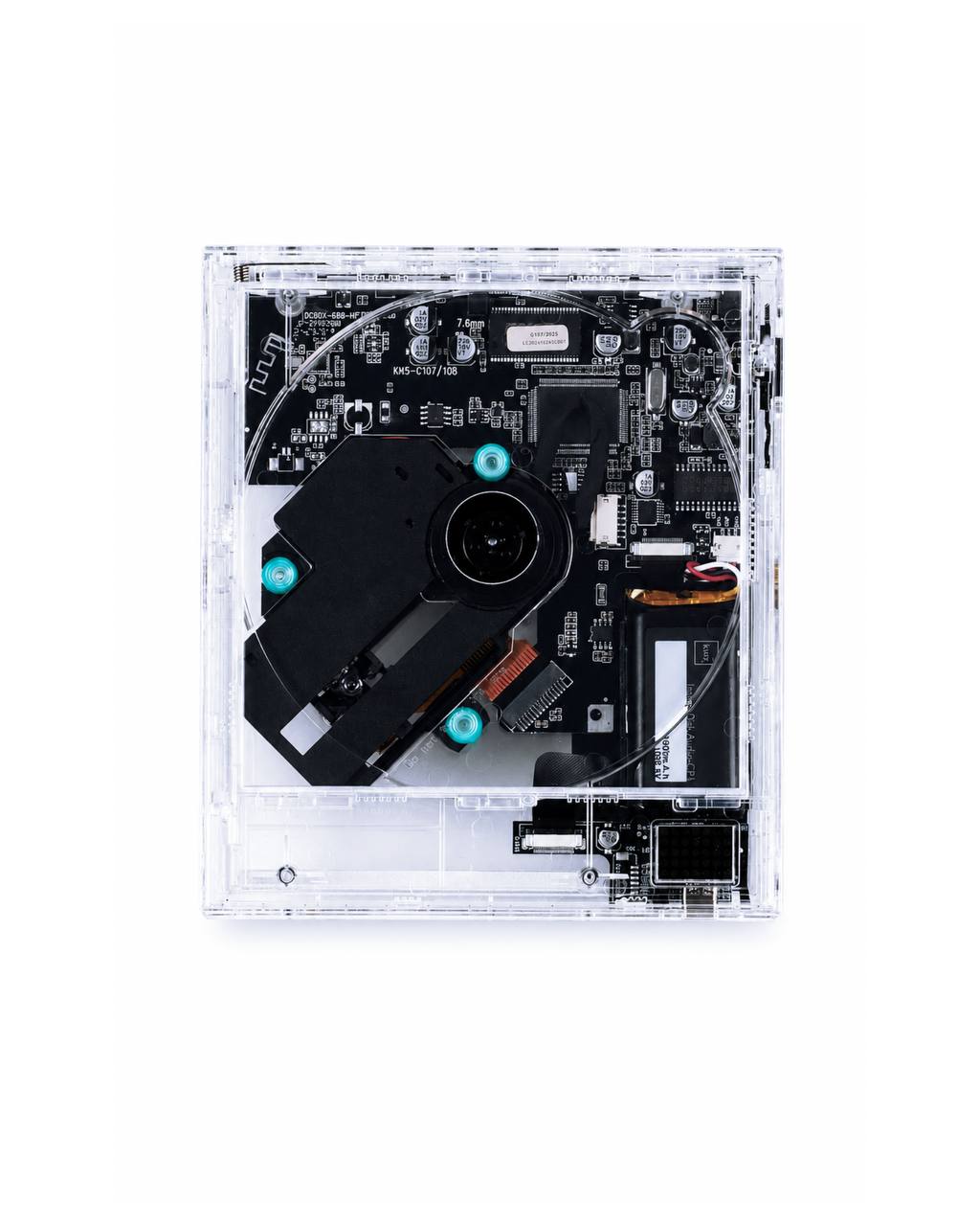 km5 - INSTANT DISK AUDIO CP1 CD MUSIC PLAYER (CLEAR)