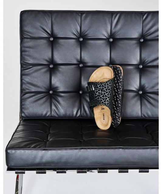 BEAMS x BIRKENSTOCK 別注『ZURICH』 “BONE PATTERN” BLACK