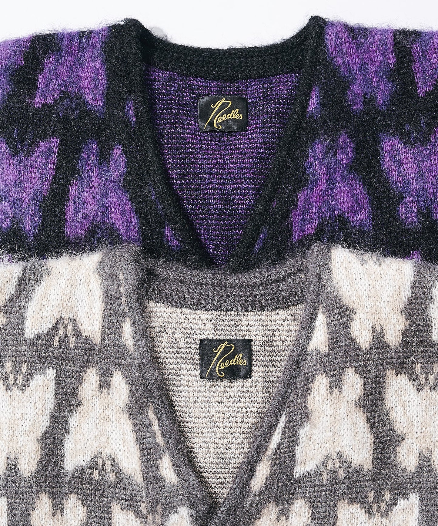 NEEDLES 別注 MOHAIR CARDIGAN - MANY PAPILLON