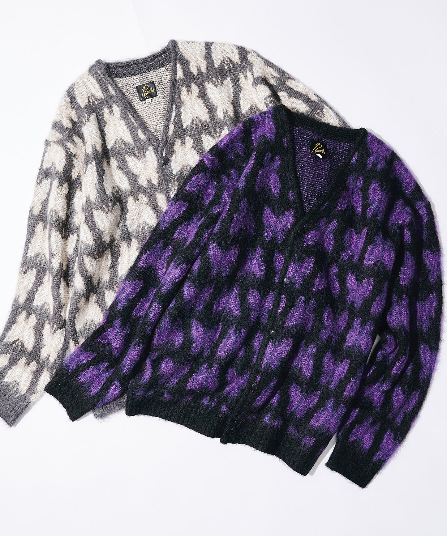 NEEDLES 別注 MOHAIR CARDIGAN - MANY PAPILLON