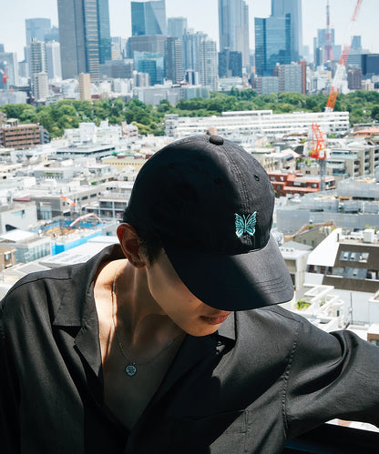 NEEDLES 別注 NYLON CAP - PAPILLON EMBROIDERY