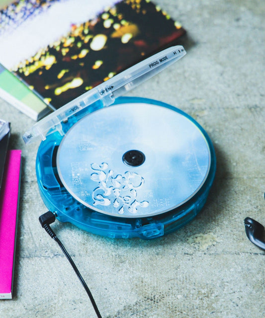 BEAMS RECORDS CLEAR PORTABLE CD PLAYER 【12月上旬出貨】