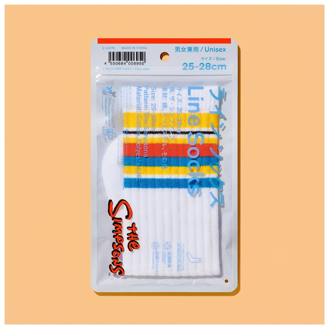 The Simpsons x CONVENIENCE WEAR by FamilyMart (STRIPED SOCKS)