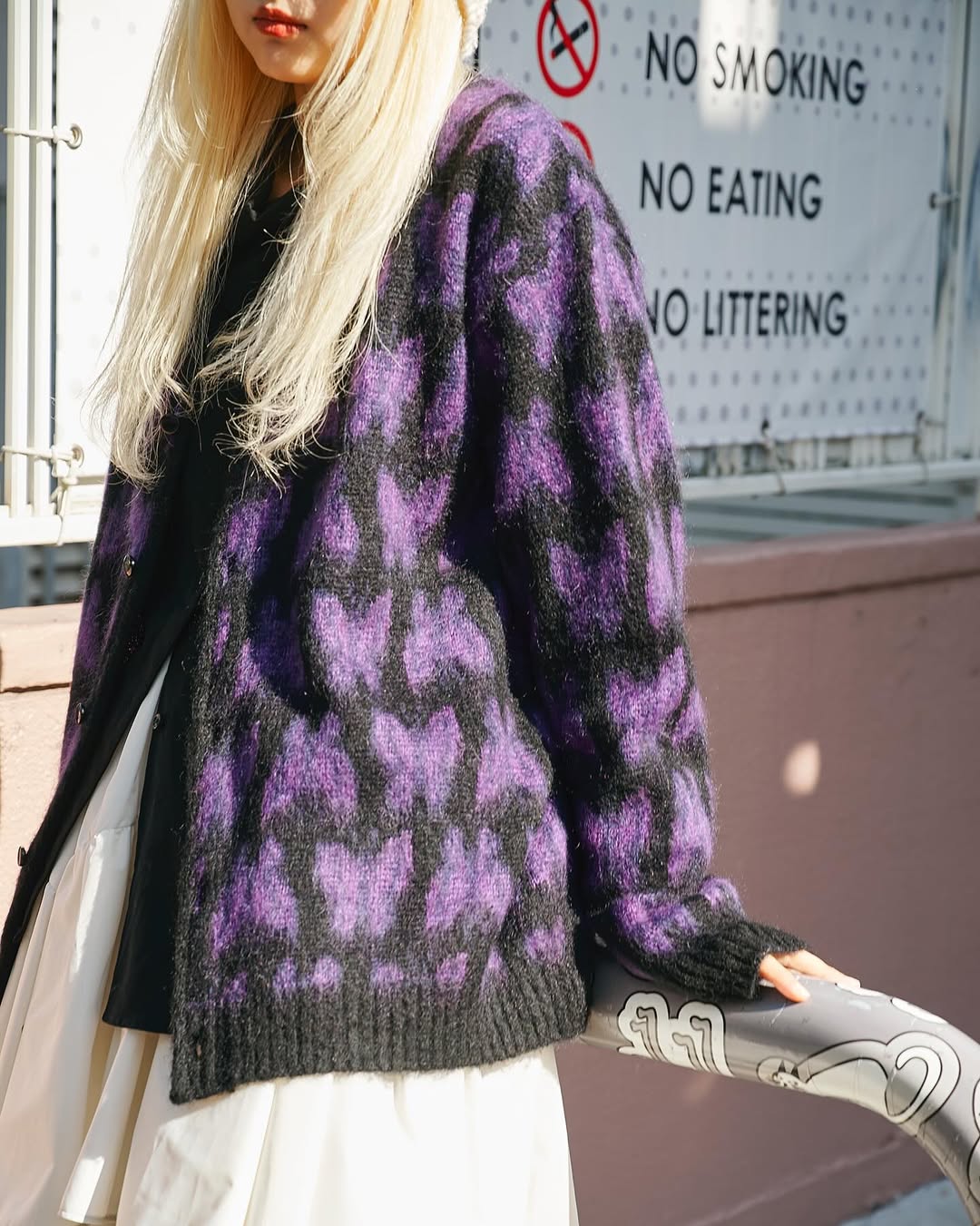 NEEDLES 別注 MOHAIR CARDIGAN - MANY PAPILLON