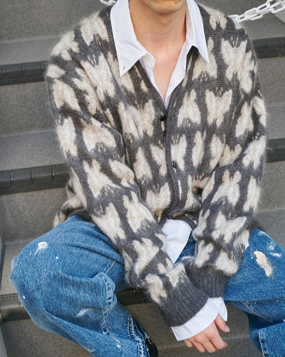 NEEDLES 別注 MOHAIR CARDIGAN - MANY PAPILLON
