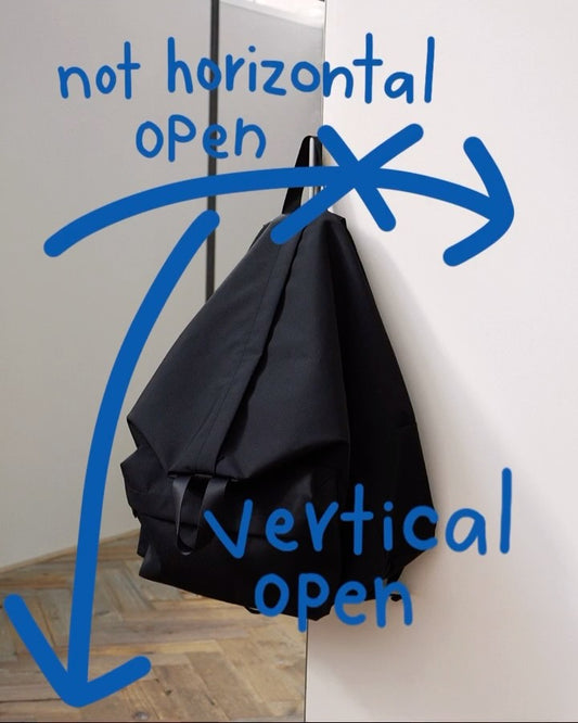 Dice&Dice / VERTICAL-OPENING BACKPACK