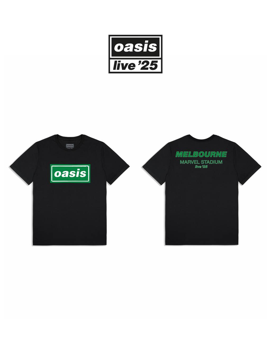 Oasis Live '25 AUSTRALIA OFFICIAL MERCH (T-SHIRT)【11月中旬出貨】
