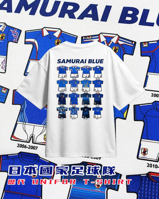 JAPAN FOOTBALL NATIONAL TEAM - 歴代 UNIFORM T-SHIRT