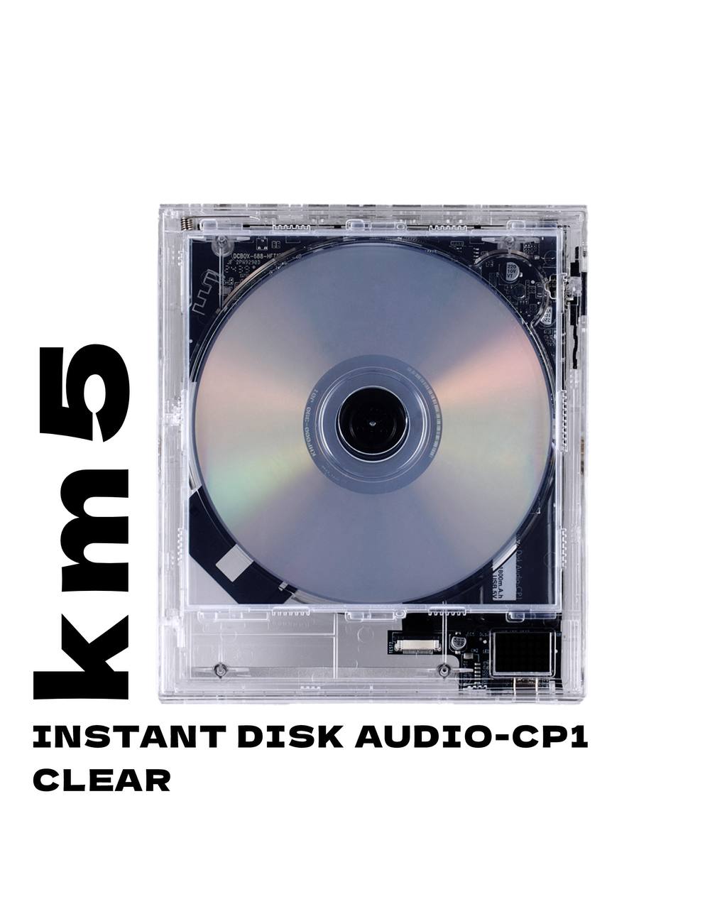 km5 - INSTANT DISK AUDIO CP1 CD MUSIC PLAYER (CLEAR)