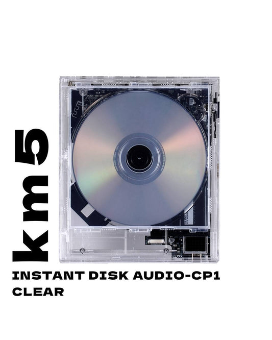 km5 - INSTANT DISK AUDIO CP1 CD MUSIC PLAYER (CLEAR)