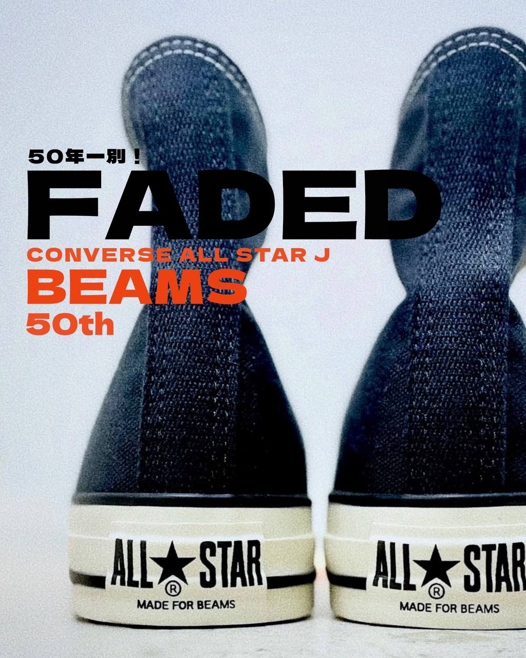 BEAMS 50th x CONVERSE ALL STAR J (HI / OX)