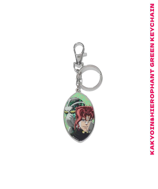 Nice Ghost Club x jojo's stardust crusaders - KAKYOIN&HIEROPHANT GREEN KEYCHAIN
