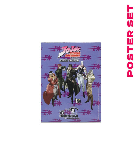Nice Ghost Club x jojo's stardust crusaders - POSTERCARD SET