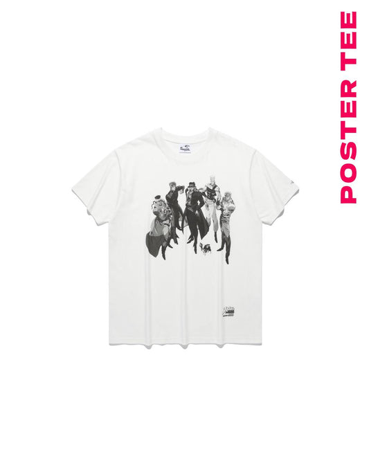 Nice Ghost Club x jojo's stardust crusaders - POSTER TEE
