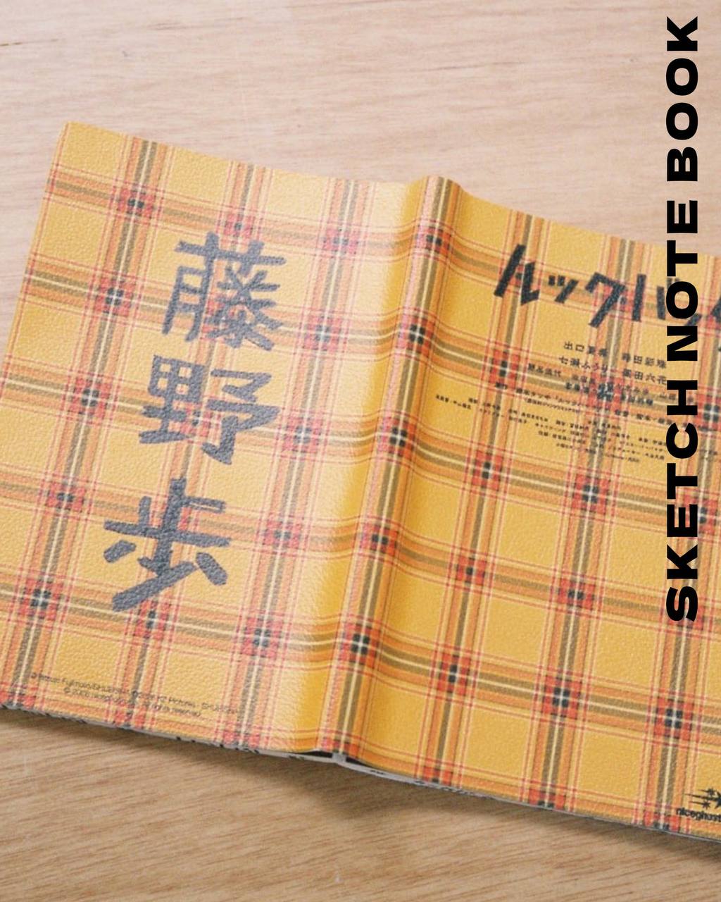 【10月下旬店方出貨預計】Nice Ghost Club x LOOKBACK SKETCH NOTE BOOK (YELLOW)