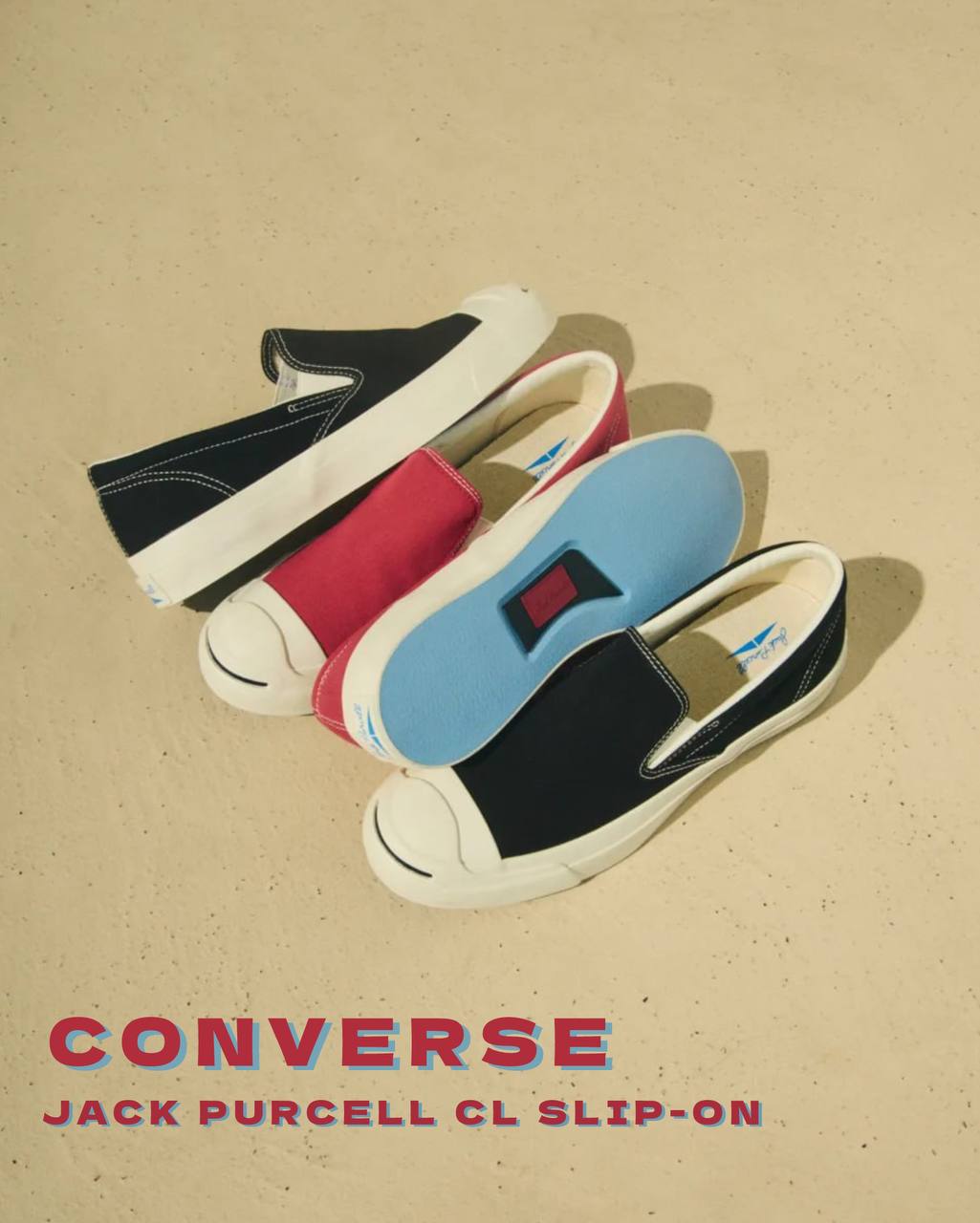 CONVERSE JACK PURCELL CL SLIP-ON