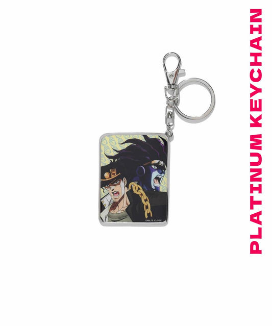 Nice Ghost Club x jojo's stardust crusaders - JOTARO&STAR PLATINUM KEYCHAIN