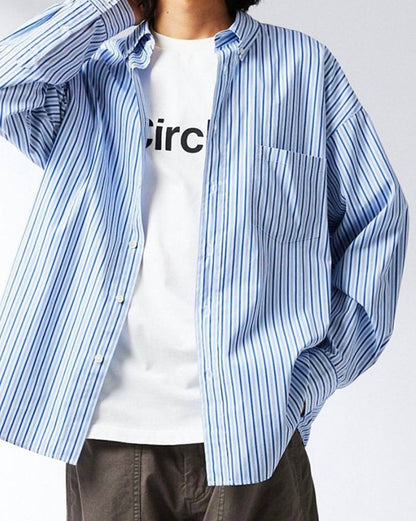 THOMAS MASON FAT SILHOUETTE BUTTON-DOWN SHIRT