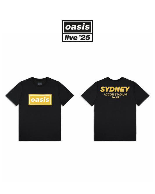 Oasis Live '25 AUSTRALIA OFFICIAL MERCH (T-SHIRT)【11月中旬出貨】