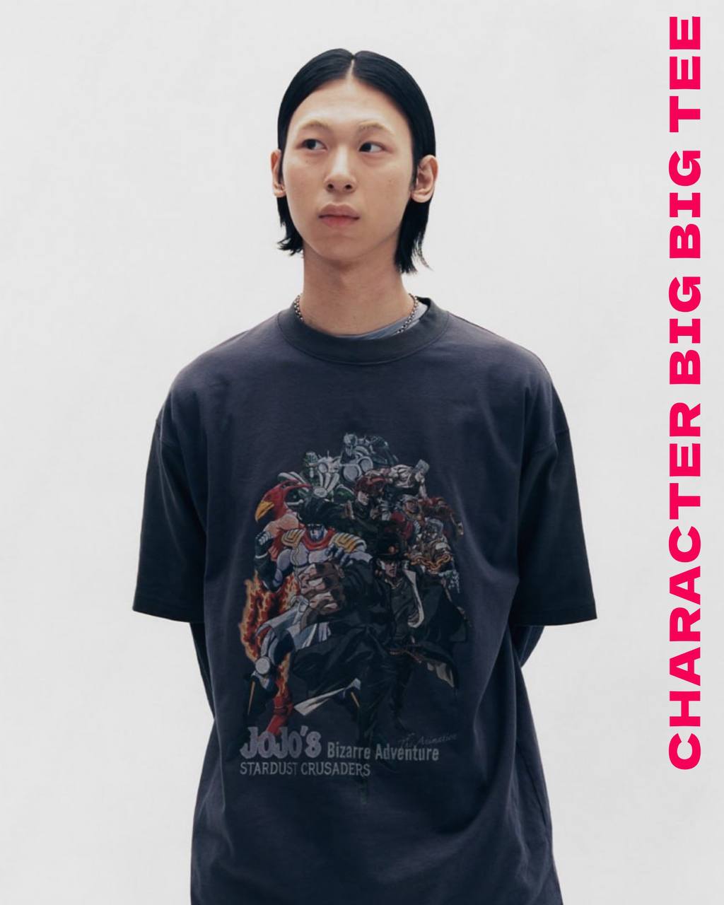 Nice Ghost Club x jojo's stardust crusaders - CHARACTER BIG BIG TEE