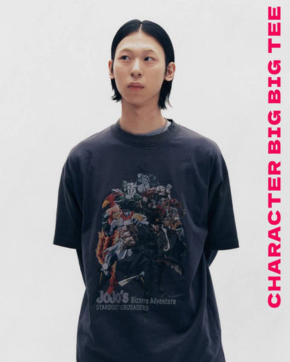 Nice Ghost Club x jojo's stardust crusaders - CHARACTER BIG BIG TEE