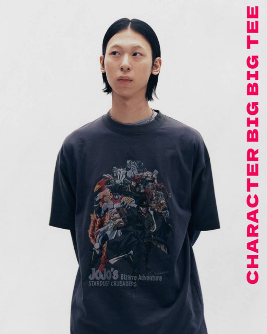 Nice Ghost Club x jojo's stardust crusaders - CHARACTER BIG BIG TEE