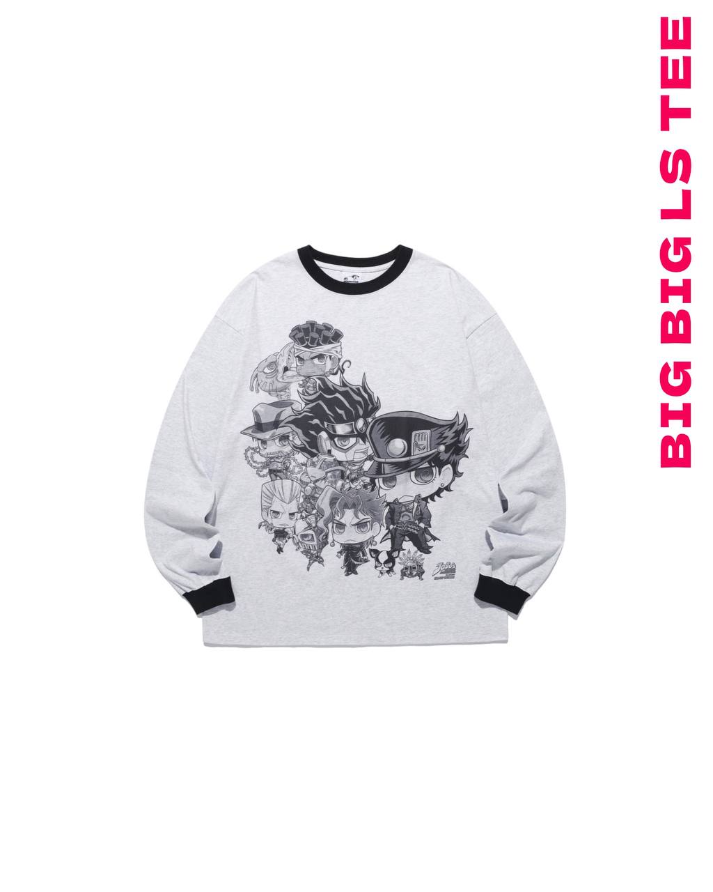 Nice Ghost Club x jojo's stardust crusaders - BIG BIG LS TEE