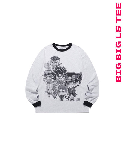 Nice Ghost Club x jojo's stardust crusaders - BIG BIG LS TEE