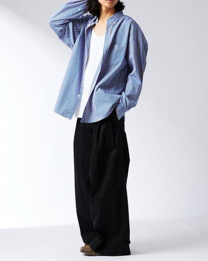 THOMAS MASON FAT SILHOUETTE BUTTON-DOWN SHIRT