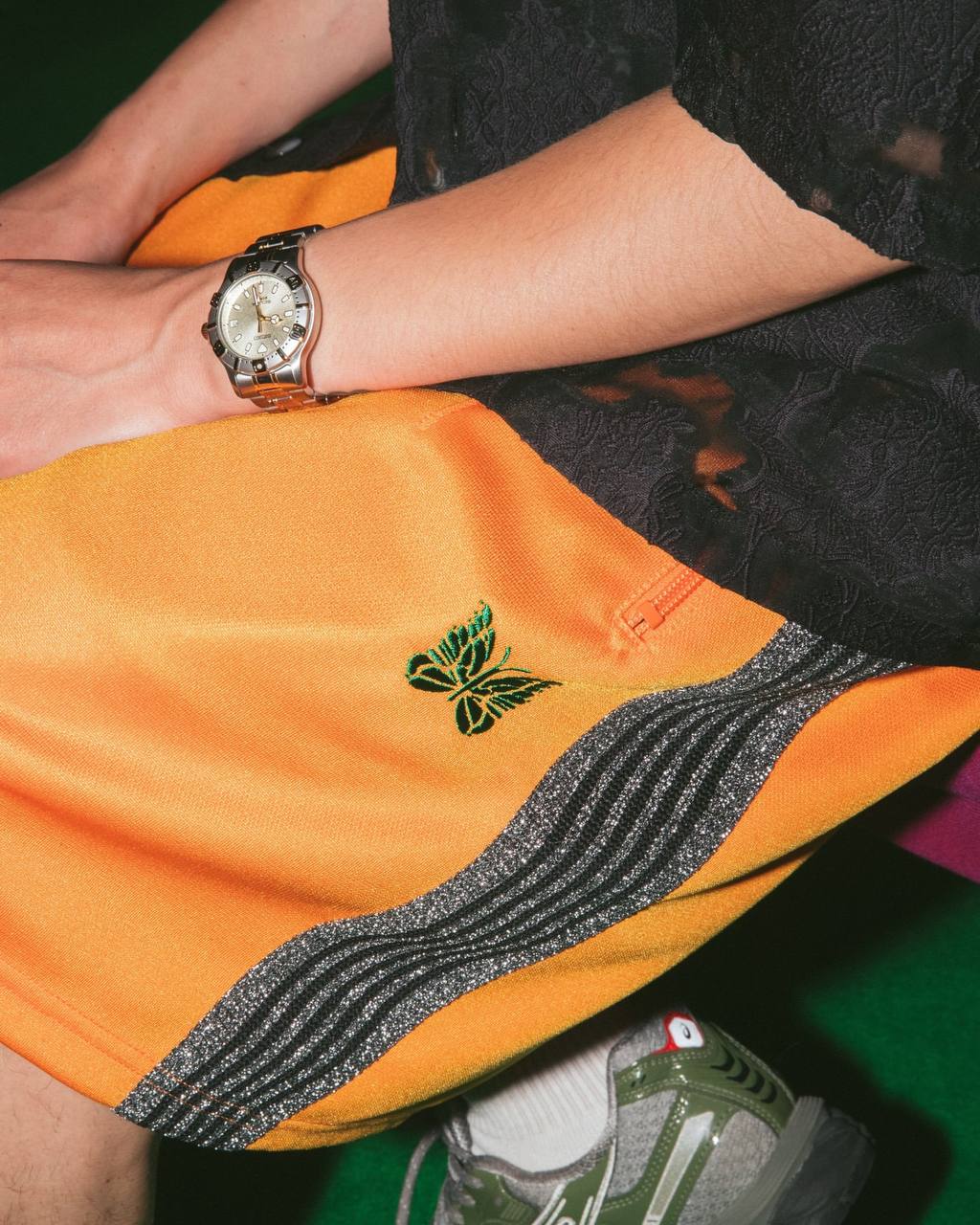 UP THERE x NEEDLES / H.D. TRACK SHORT