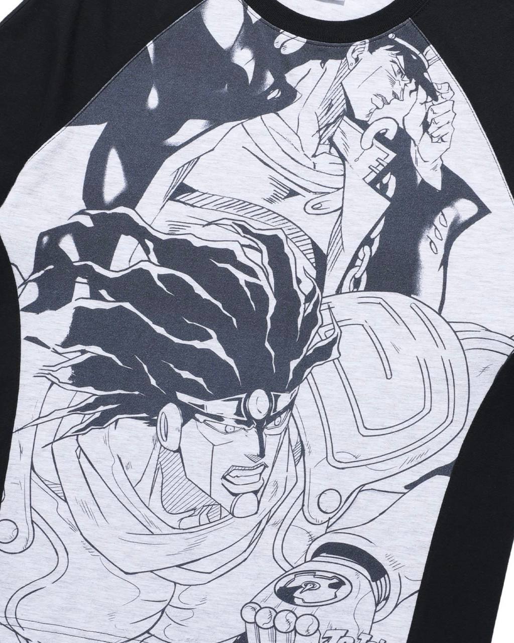 Nice Ghost Club x jojo's stardust crusaders -  3/4 SLEEVE TEE