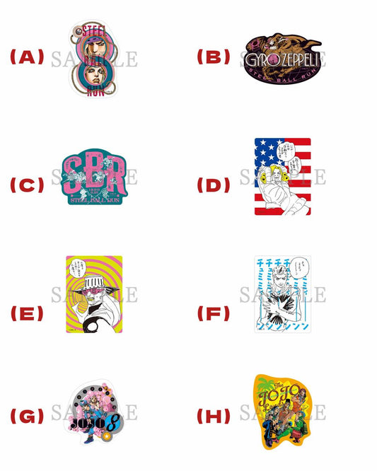 【7月中旬〜下旬店方出貨預計】STICKER COLLECTION (全8種)