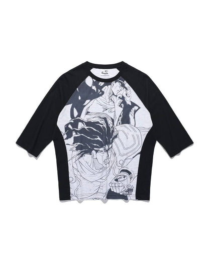Nice Ghost Club x jojo's stardust crusaders -  3/4 SLEEVE TEE