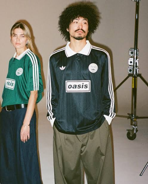 adidas Originals x Oasis Live ‘25 Drop 2 / TOUR JACQUARD LONG SLEEVE FOOTBALL SHIRT