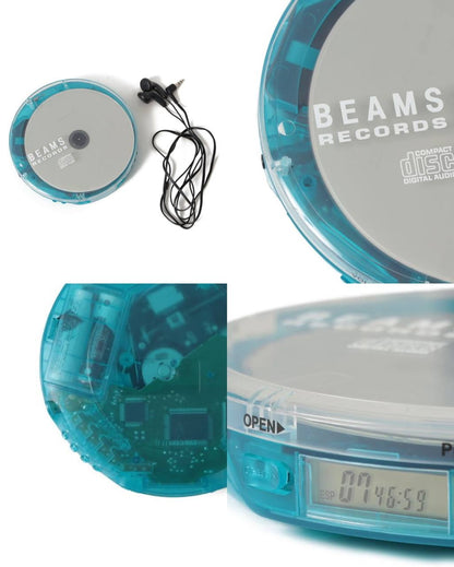 【9月份店方出貨預計】BEAMS RECORDS - CLEAR PORTABLE CD PLAYER