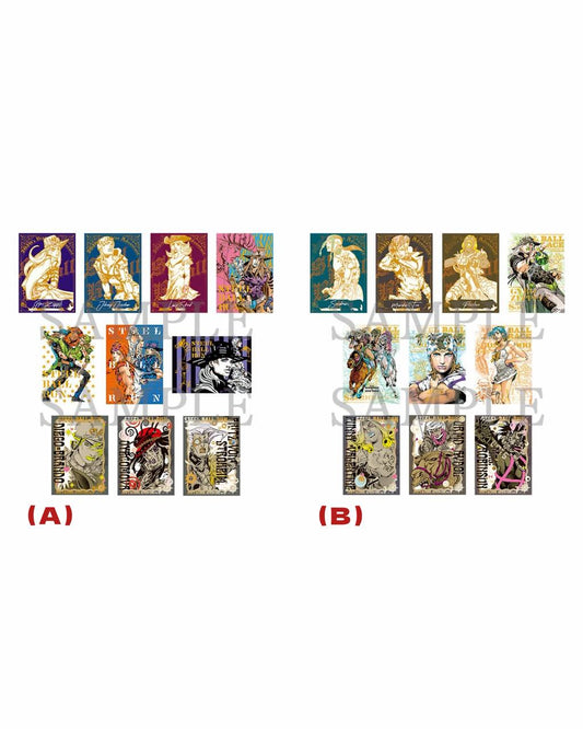 【7月中旬〜下旬店方出貨預計】JOJOCARAVAN - 箔押し CLEAR CARD COLLECTION (A/B 全10種)