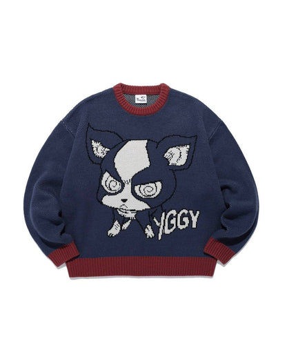 Nice Ghost Club x jojo's stardust crusaders - IGGY KNIT