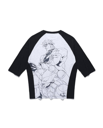 Nice Ghost Club x jojo's stardust crusaders -  3/4 SLEEVE TEE
